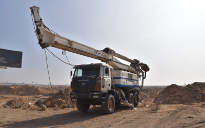 Eldidi Group  Delivery Wheels Soilmec STM30 to Engineering Authority of the Armed Forces