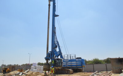 Soilmec Machines Serving the Monorail for The New Cairo