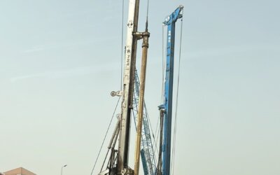 Soilmec Machines Serving the Monorail for The New Cairo (SR-95 , R-724) Orascom